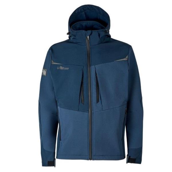 U-POWER GIACCA SOFTSHELL VERVE DEEPBLUE - 5XL