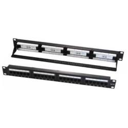 WP EUROPE PANN.1U CON 24 RJ45U CAT.6A NERO