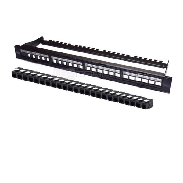 PANN.1U CON 24 RJ45U CAT.6 NERO 2