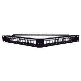 WP EUROPE PANN.1U ANGOL.PER 24 RJ45U NERO