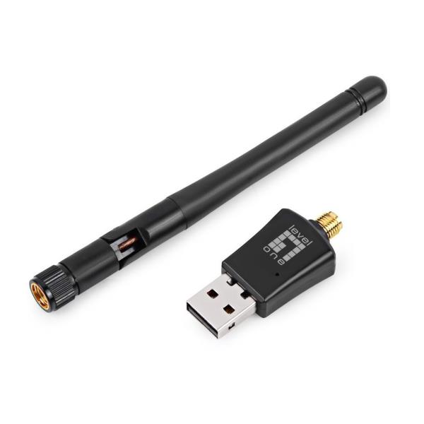 LEVELONE WUA-0617 - ADATTATORE DI RETE WIRELESS USB N300 con base 3