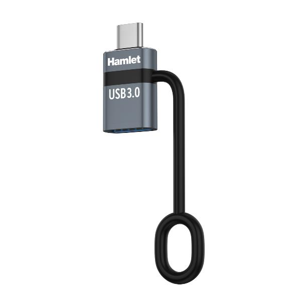 XAD-LCM-AF Adattatore USB-C Maschio to USB-A 3.0 Femmina con Fermacavo 2