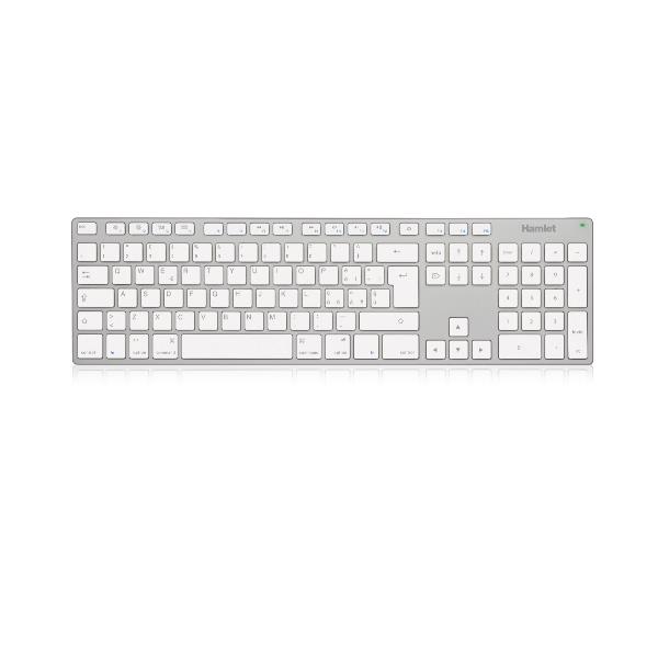 XKKITA-MCX Tastiera USB estesa in alluminio con tastierino numerico MAC compatibile + USB-C adapter 2