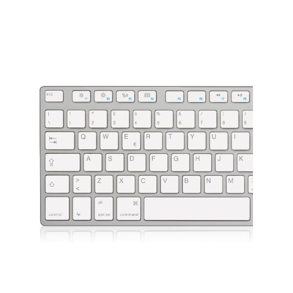 XKKITA-MCX Tastiera USB estesa in alluminio con tastierino numerico MAC compatibile + USB-C adapter 6
