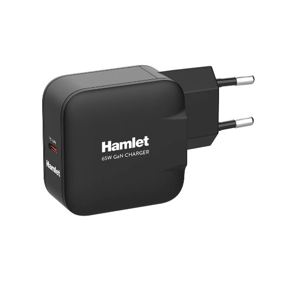 HAMLET XPDG-65W Alimentatore da parete USB-C Power Delivery 65 Watt - Tecnologia GaN