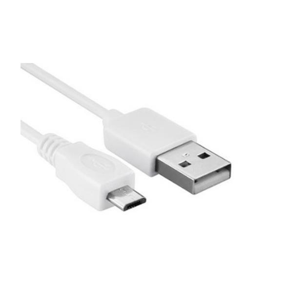 HAMLET XUMICROU150W Cavo USB 2.0 da USB Tipo A Maschio a Micro USB Tipo B Maschio – 1,5 m - Bianco