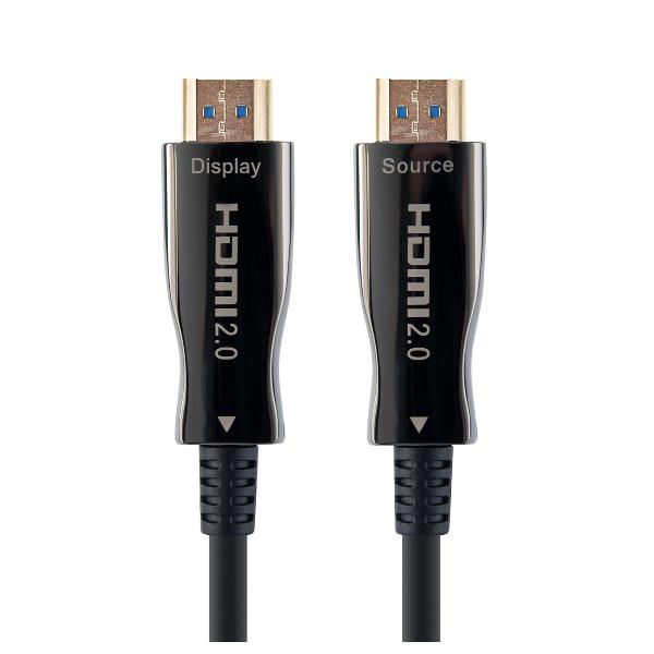 HAMLET XVCHDM-AOM20 Cavo Video Attivo (AOC) HDMI 2.0 4K 60 Hz Ibrido Rame/Fibra Ottica 20 Metri