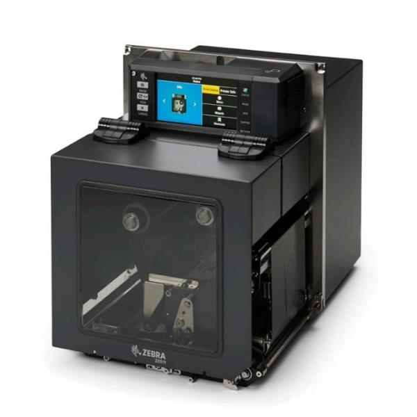 ZEBRA - AIT TT Printer ZE511R; 4", 300 dpi, LH, Euro and UK cord, USB, Serial, Ethernet, Bluetooth 4.1, Dual USB Host, RFID UHF Encoder: Rest of World (ROW), Color Touch, ZPL